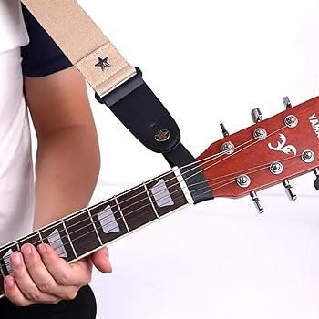 Amazon | Cheerock ギターヘッドストックストラップタイ、レザー